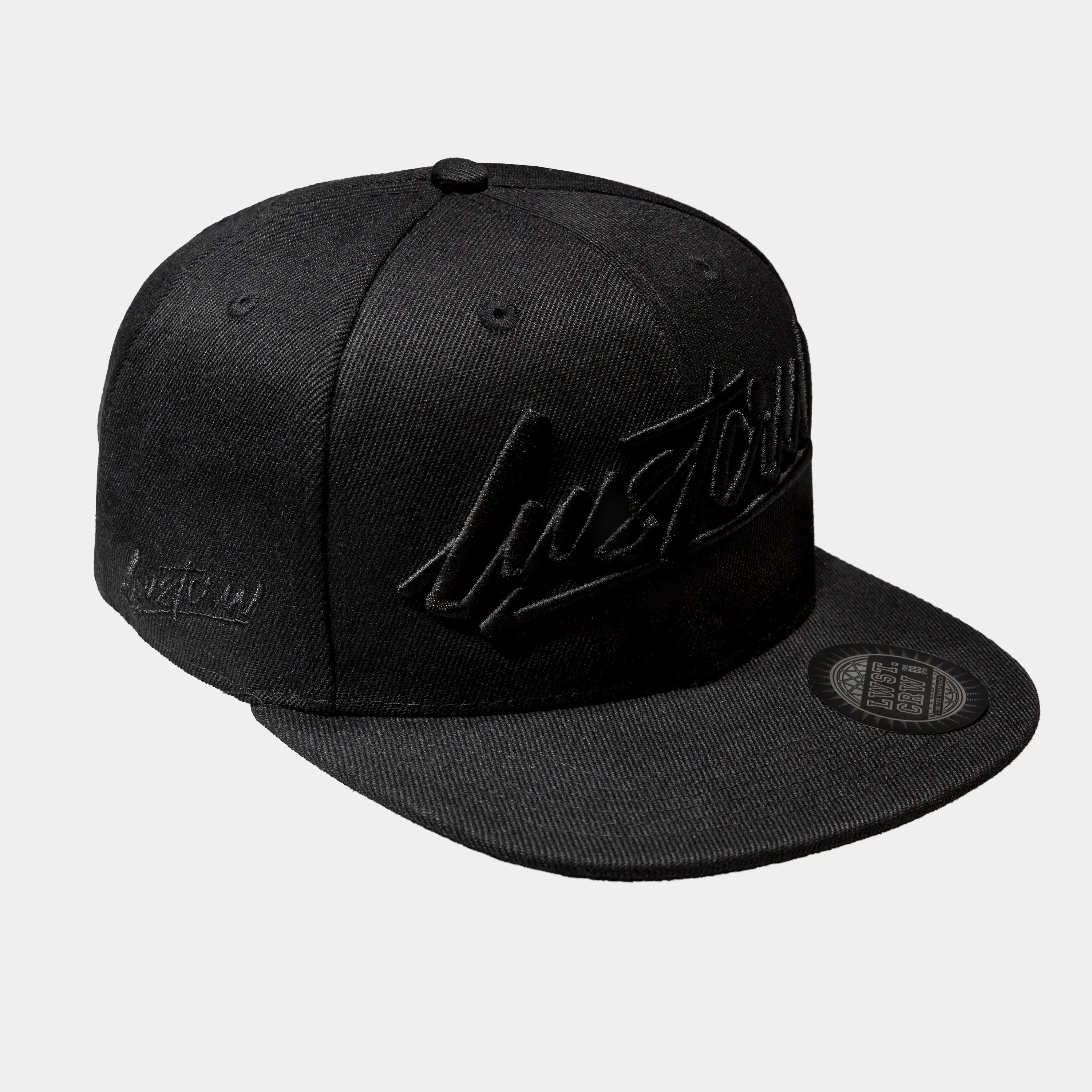Snapback - "ALL BLACK" B-Ware - LWSTCRW™