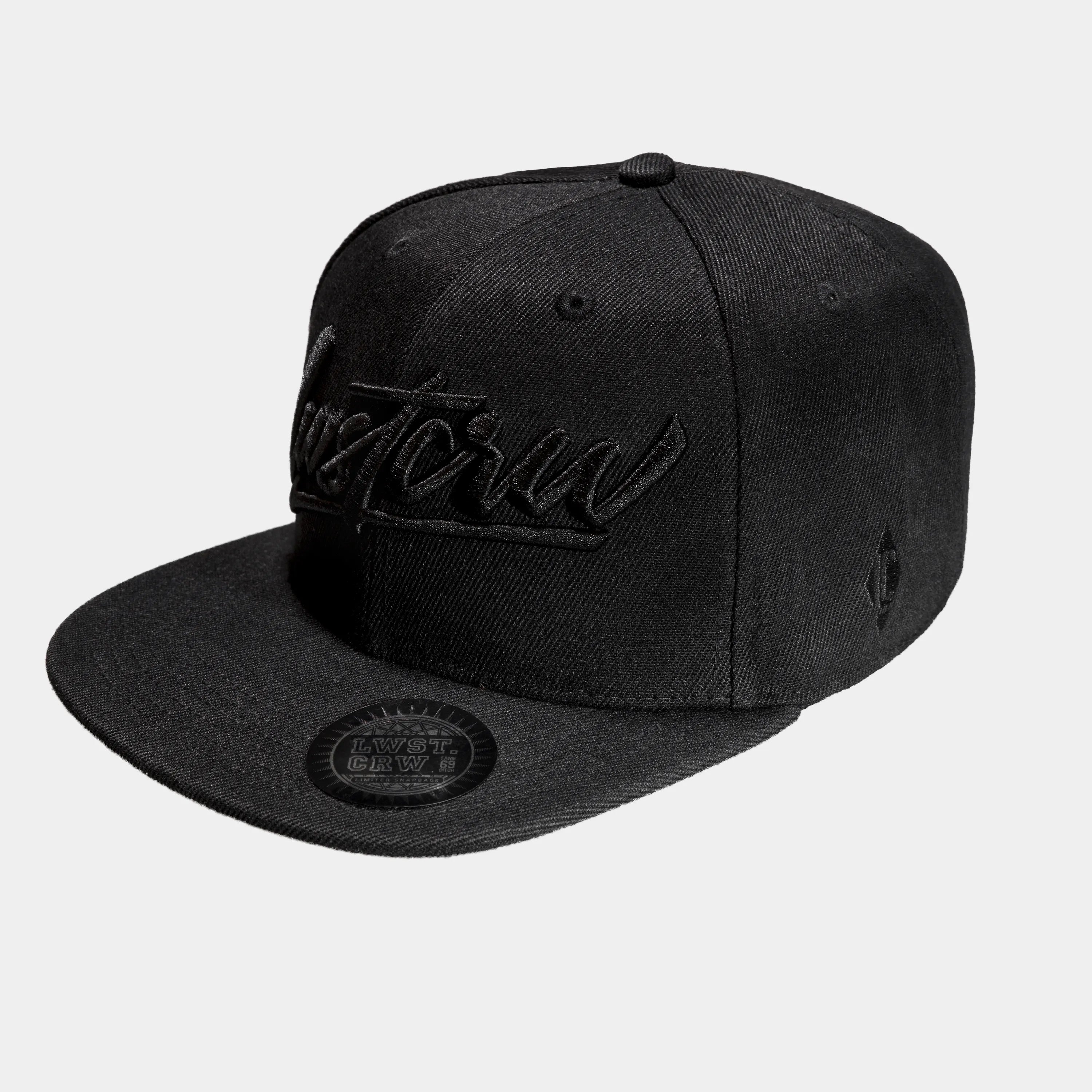 Snapback - "ALL BLACK" B-Ware - LWSTCRW™