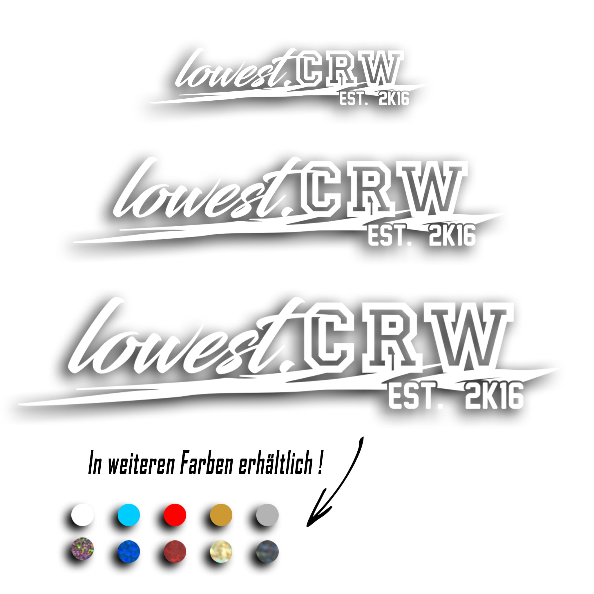 LWSTCRW™ Sticker "CREW" - LWSTCRW™