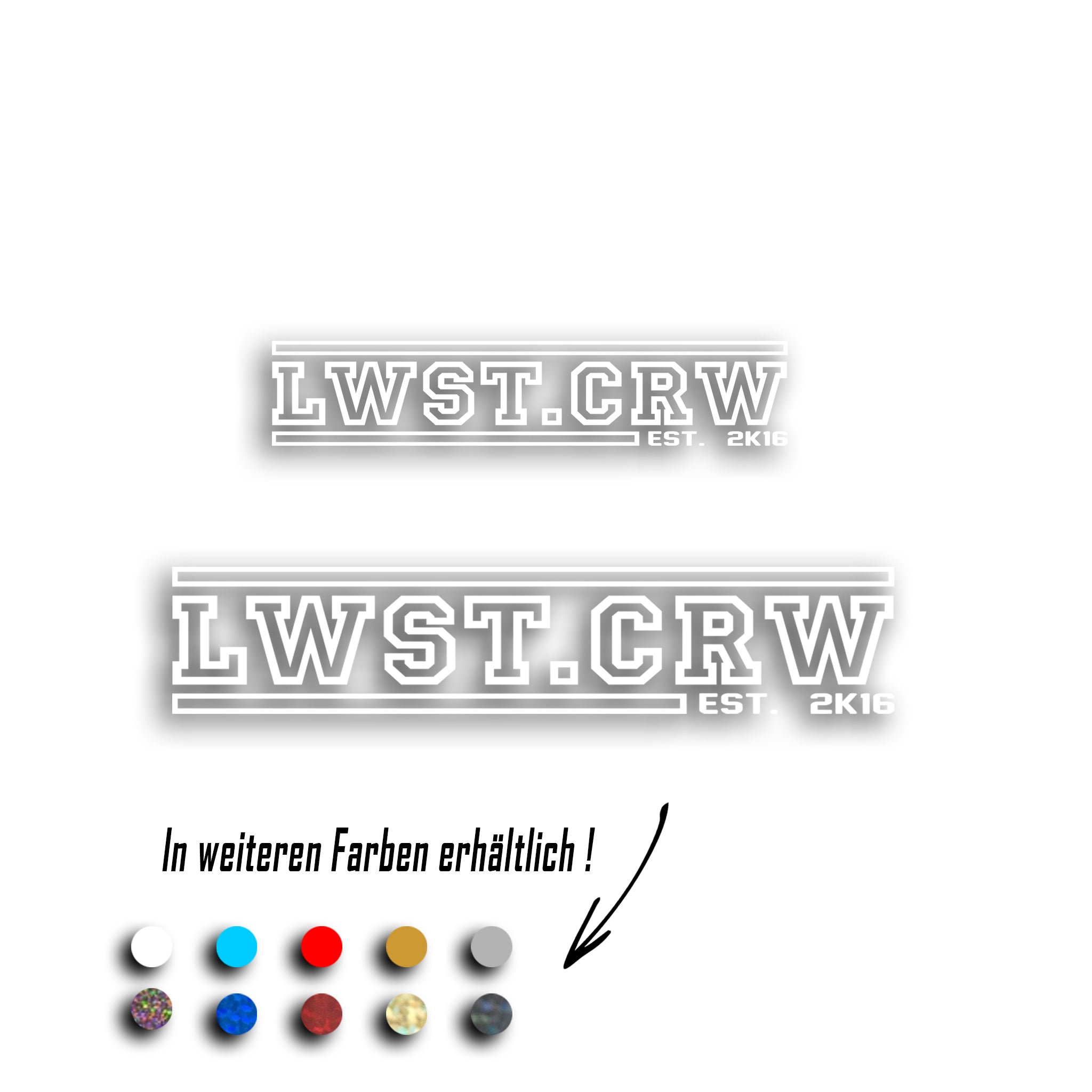 LWSTCRW™ Sticker "COLLEGE" - LWSTCRW™
