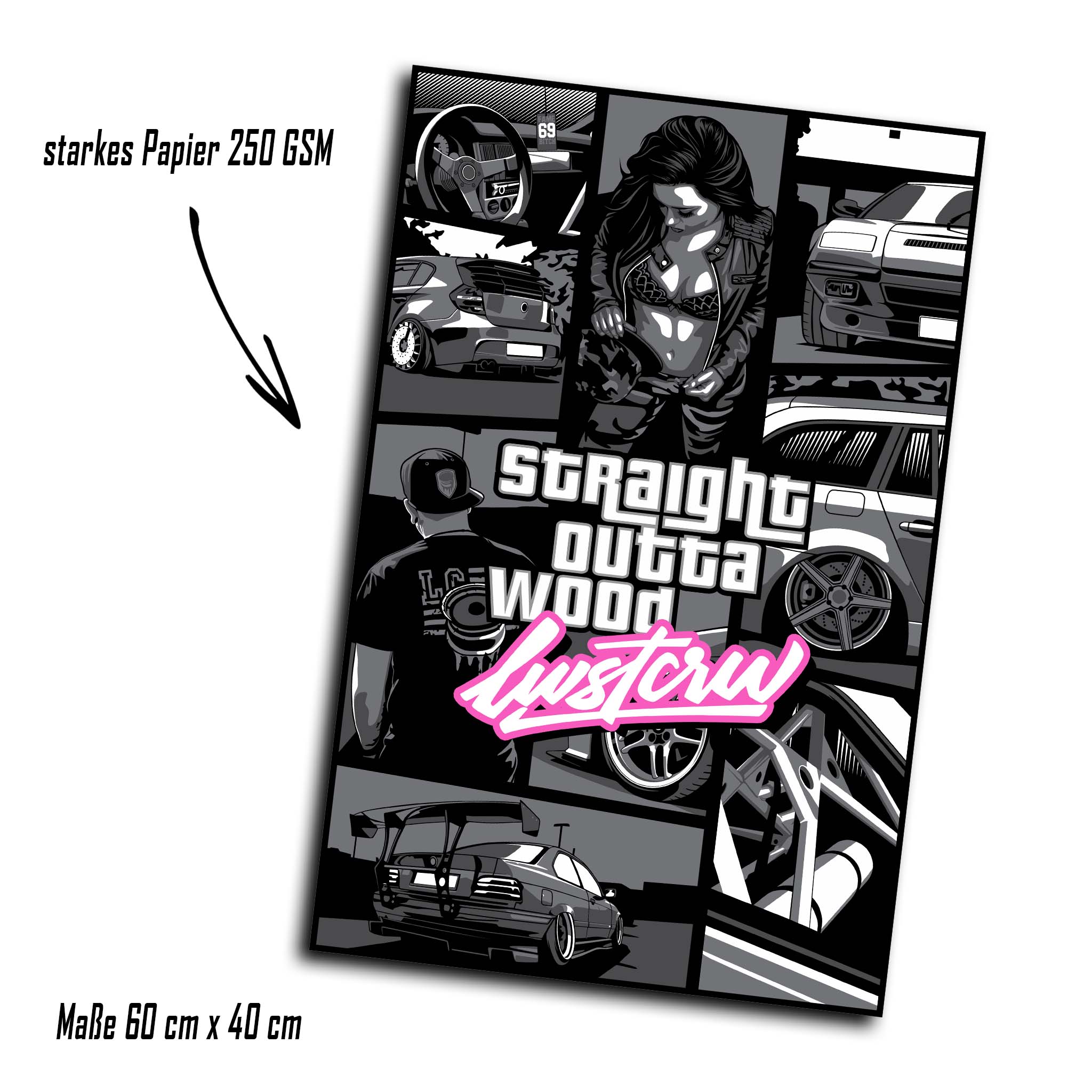 LWSTCRW™ Poster "CREW" - LWSTCRW™