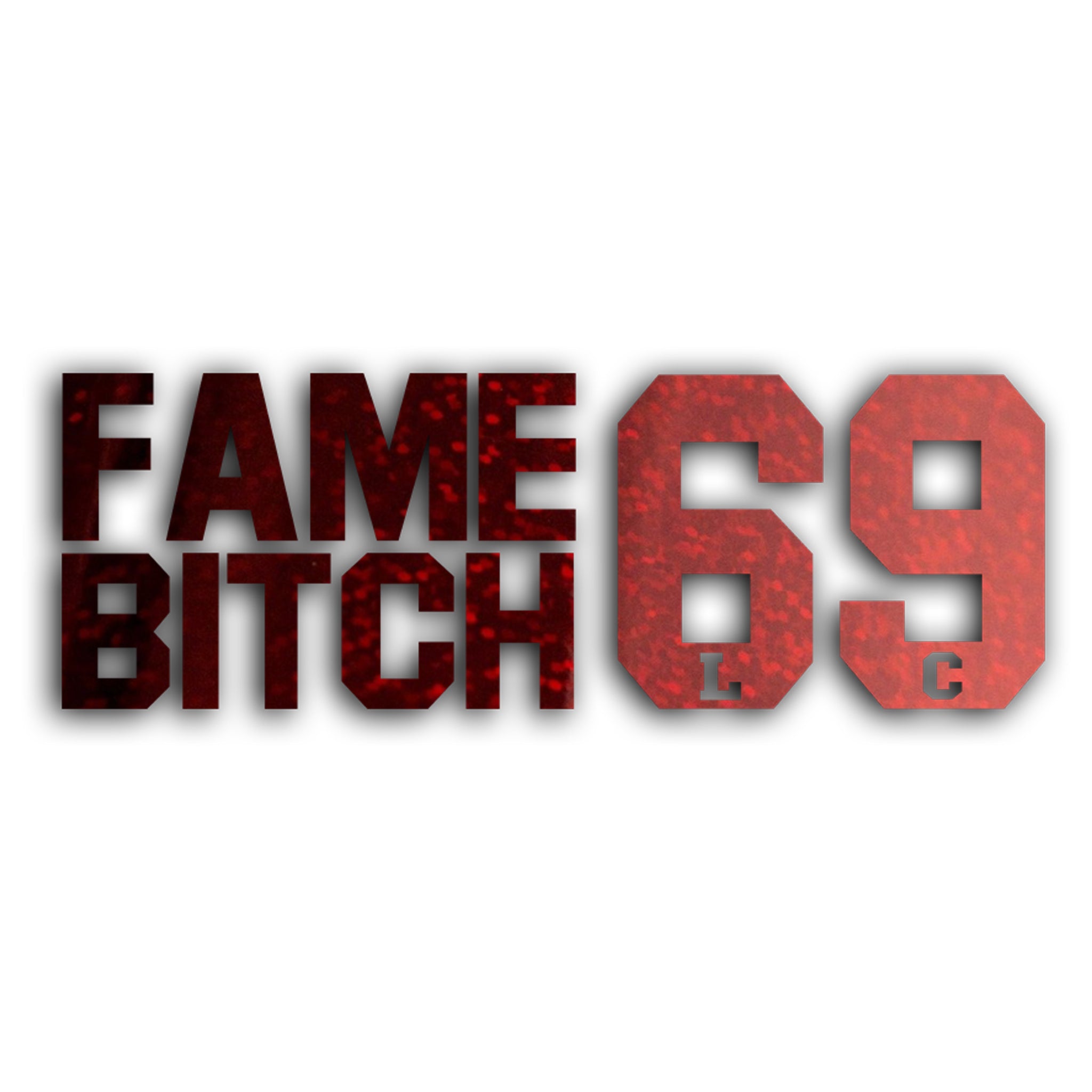 LWSTCRW™ Sticker "FAME BIT**69" - LWSTCRW™