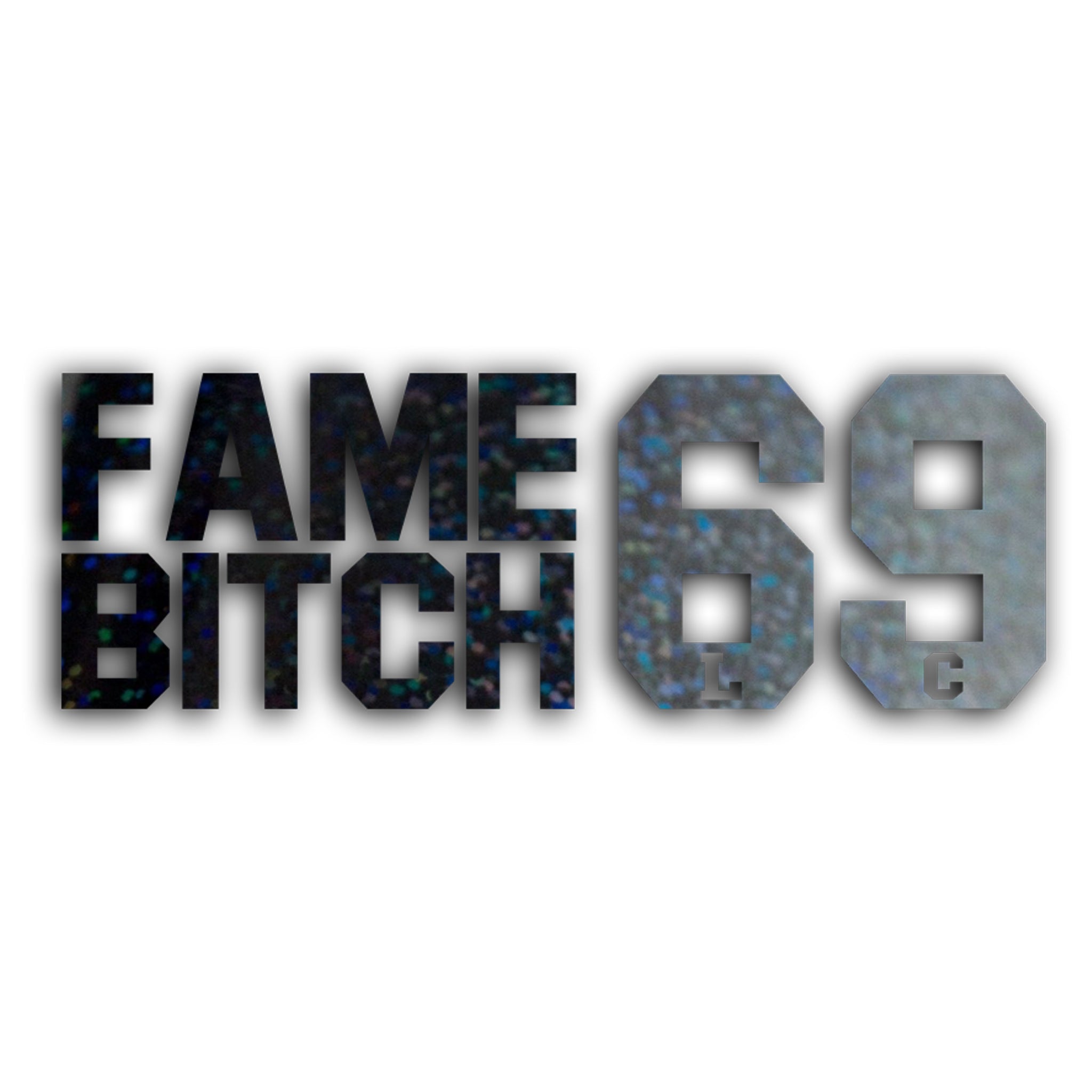 LWSTCRW™ Sticker "FAME BIT**69" - LWSTCRW™