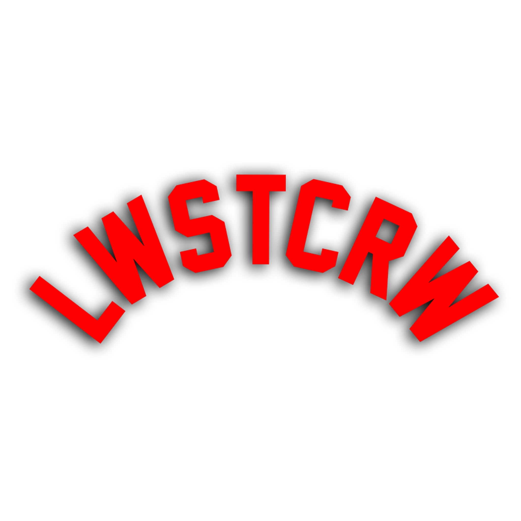 LWSTCRW™ Sticker "CURVED" - LWSTCRW™