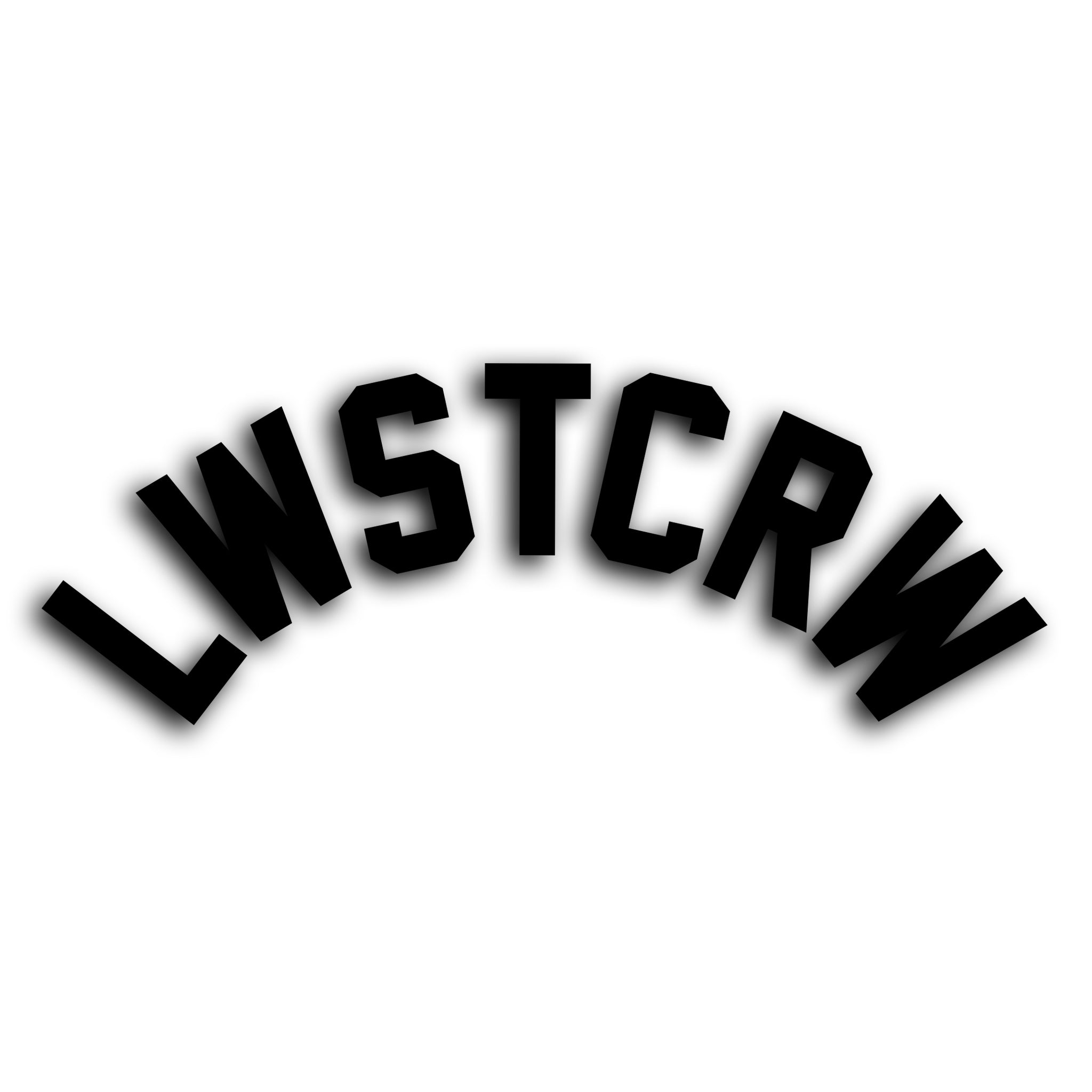 LWSTCRW™ Sticker "CURVED" - LWSTCRW™