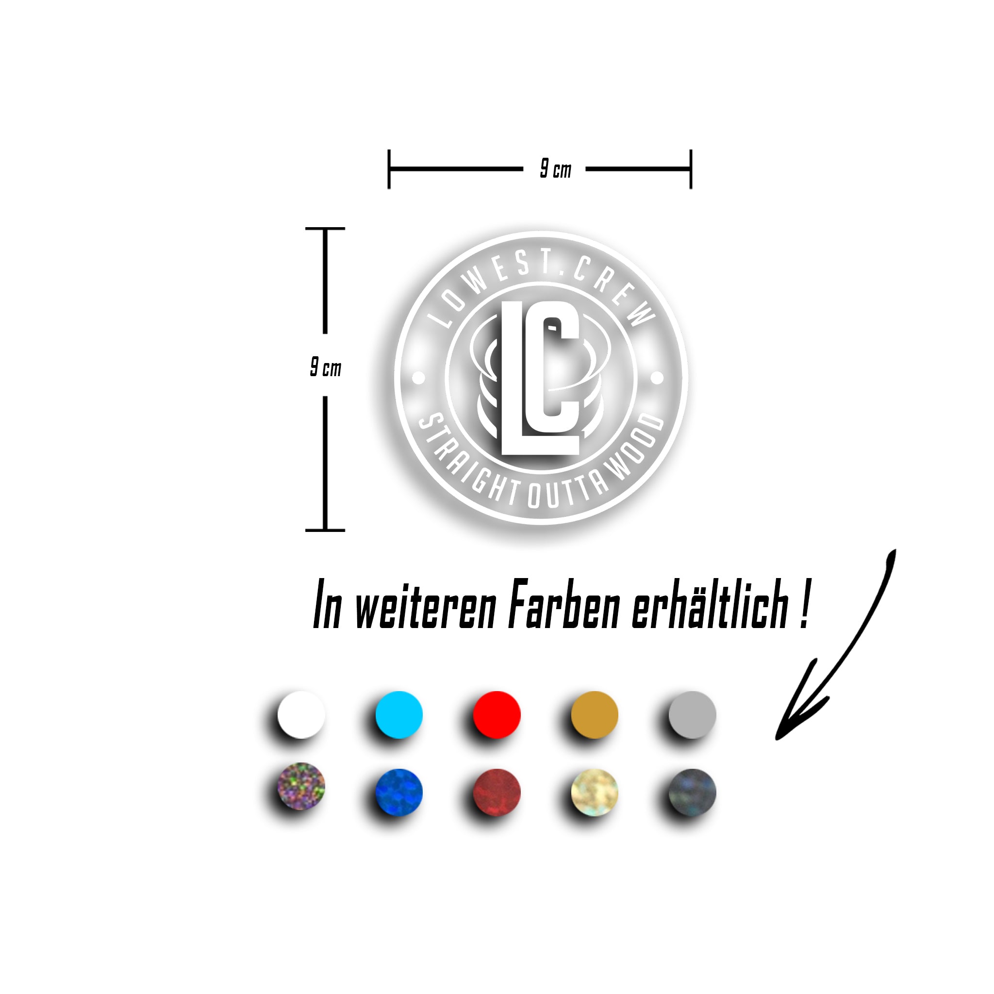 LWSTCRW™ Sticker "WOOD" - LWSTCRW™