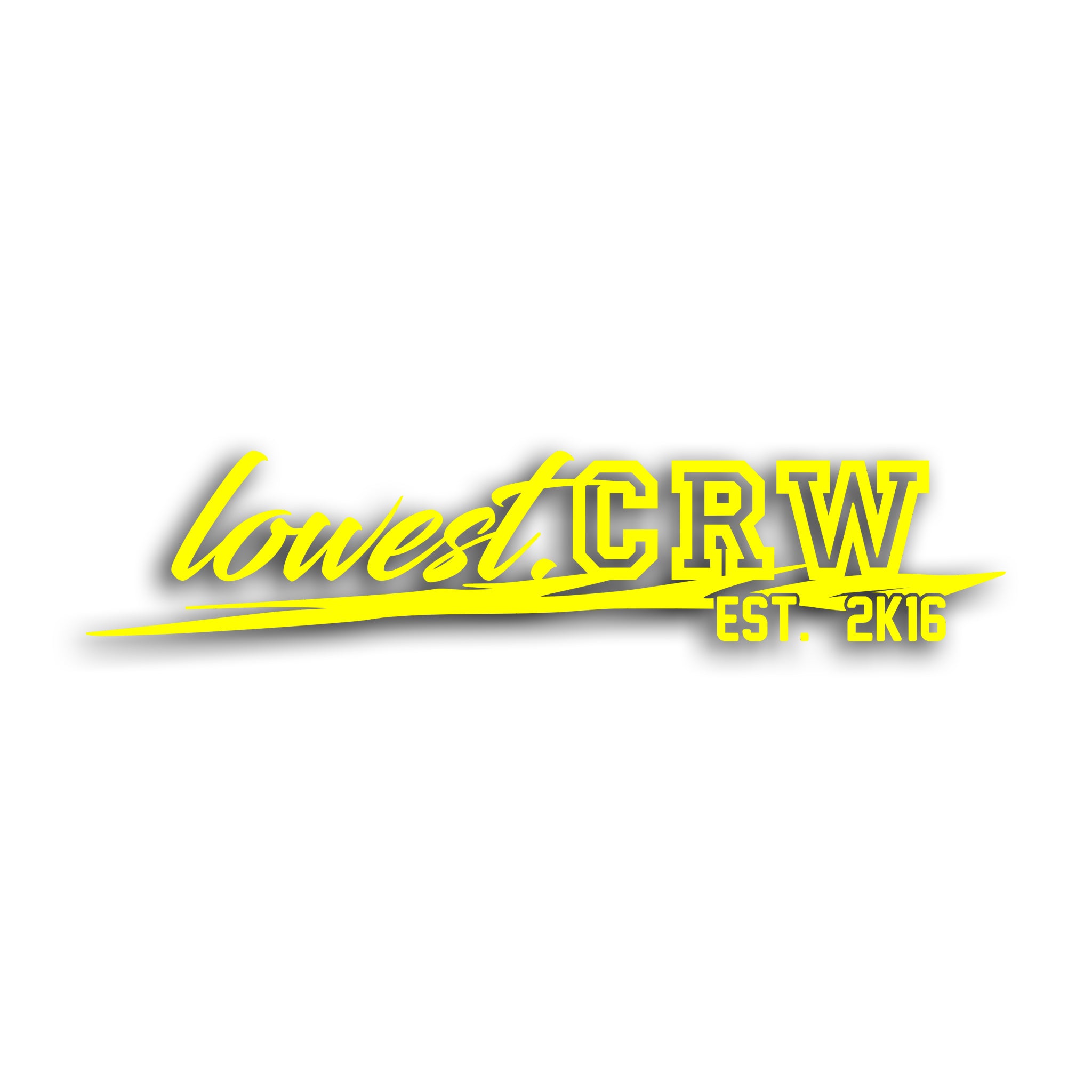LWSTCRW™ XXL Sticker "CREW"