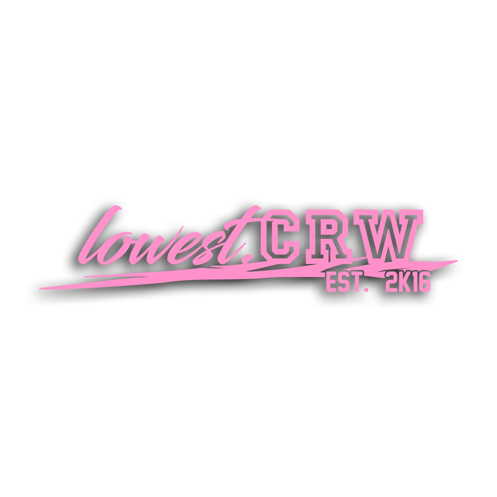 LWSTCRW™ XXL Sticker "CREW"