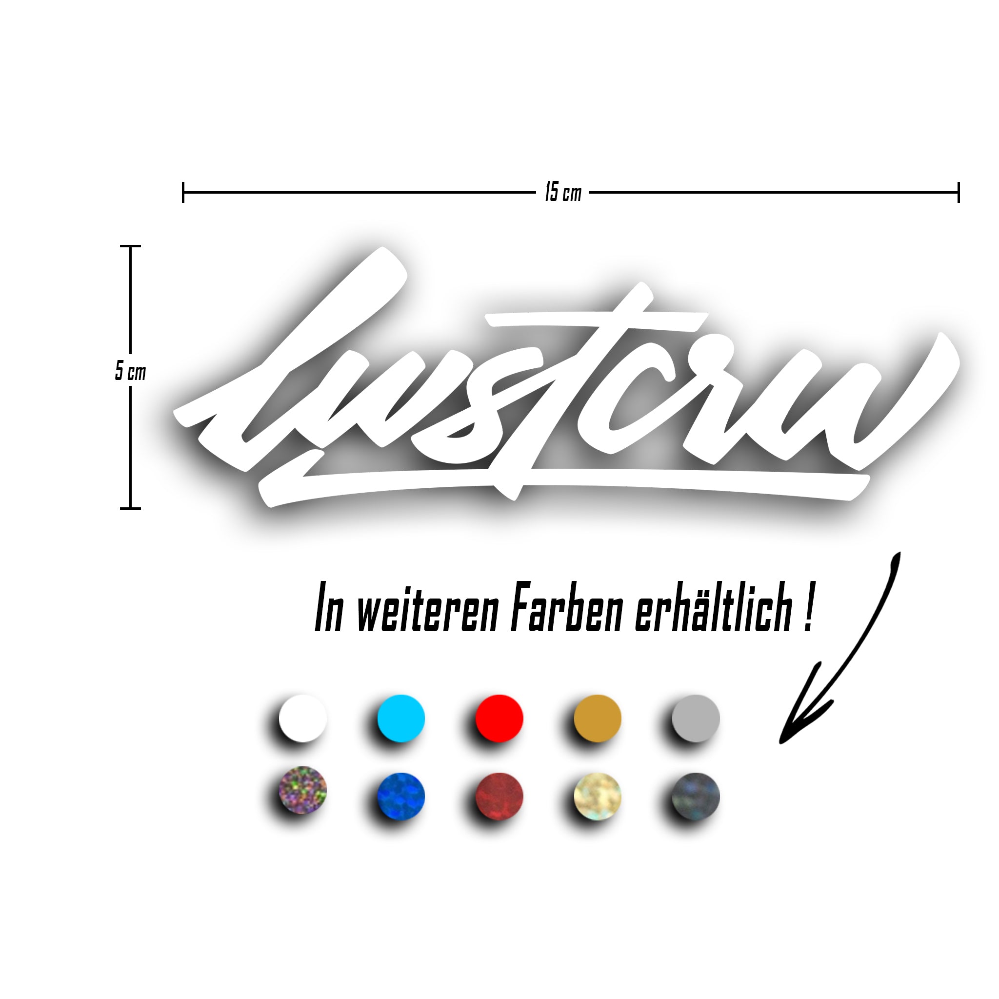 LWSTCRW™ Sticker "WRITTEN"