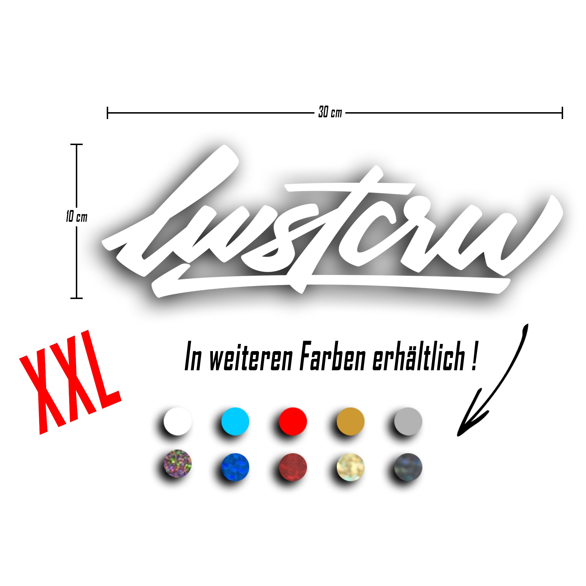 LWSTCRW™ XXL Sticker "WRITTEN"