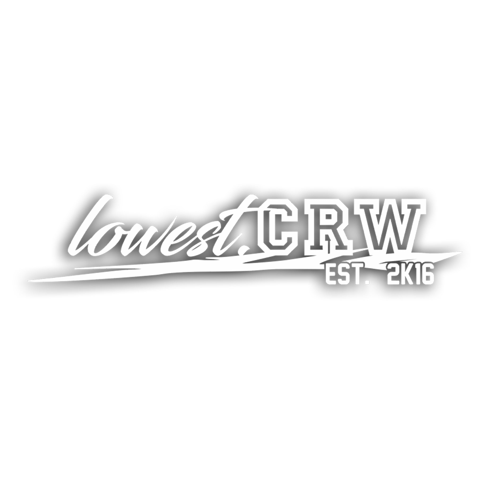 LWSTCRW™ XXL Sticker "CREW"